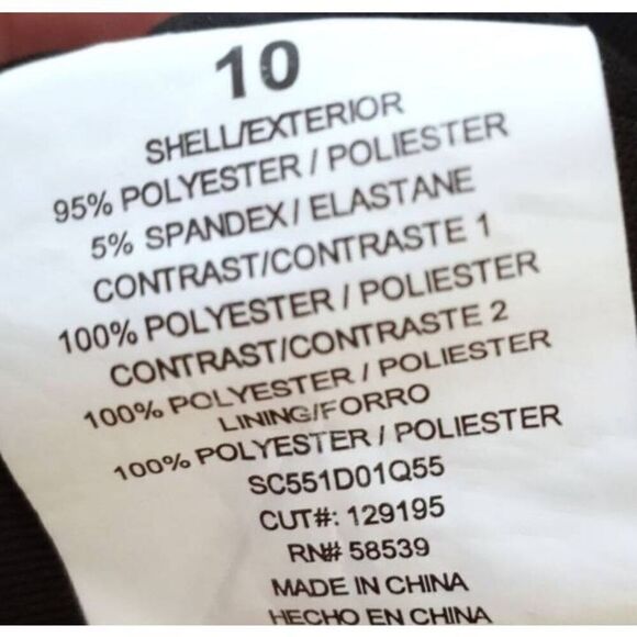 SPEECHLESS KIDS BLACK, WHITE, & PINK DRESS SZ.Y10 EUC. - Picture 7 of 8